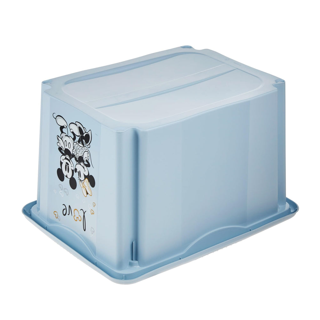 keeeper Karolina 2 x Mickey Storage Box with Lid, Rotating and Stackable, for Children, 30 L + 45 L, Cloudy Blue - image 5