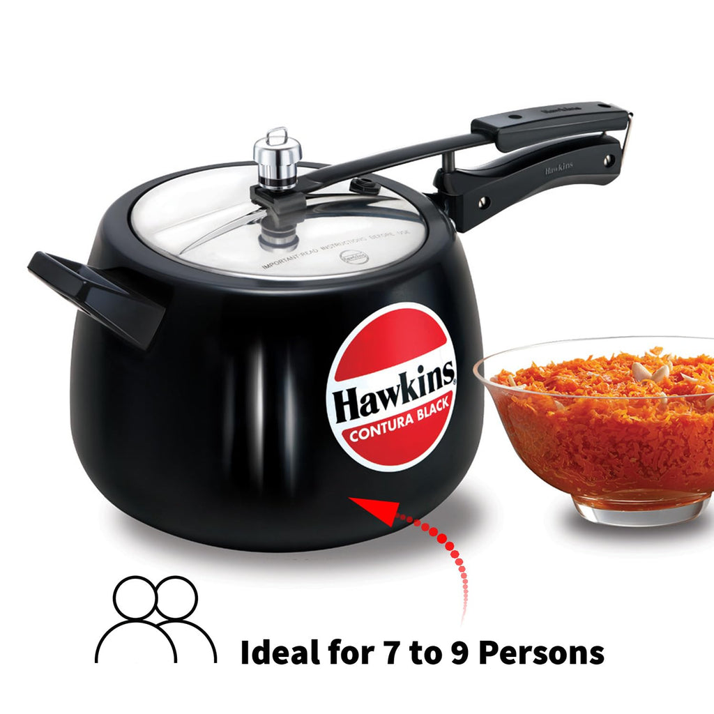 Hawkins Contura 6.5L Pressure Cooker – Hard Anodised Handi (CB65)