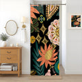 Uiiooazy Boho Floral Shower Curtain | Waterproof Green Tropical Polyester