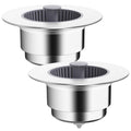 3-in-1 Kitchen Sink Strainer & Stopper – 2 Pack Stainless Steel