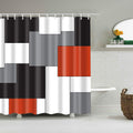 Jolof Store Geometric Digital Print Shower Curtain – Waterproof Polyester