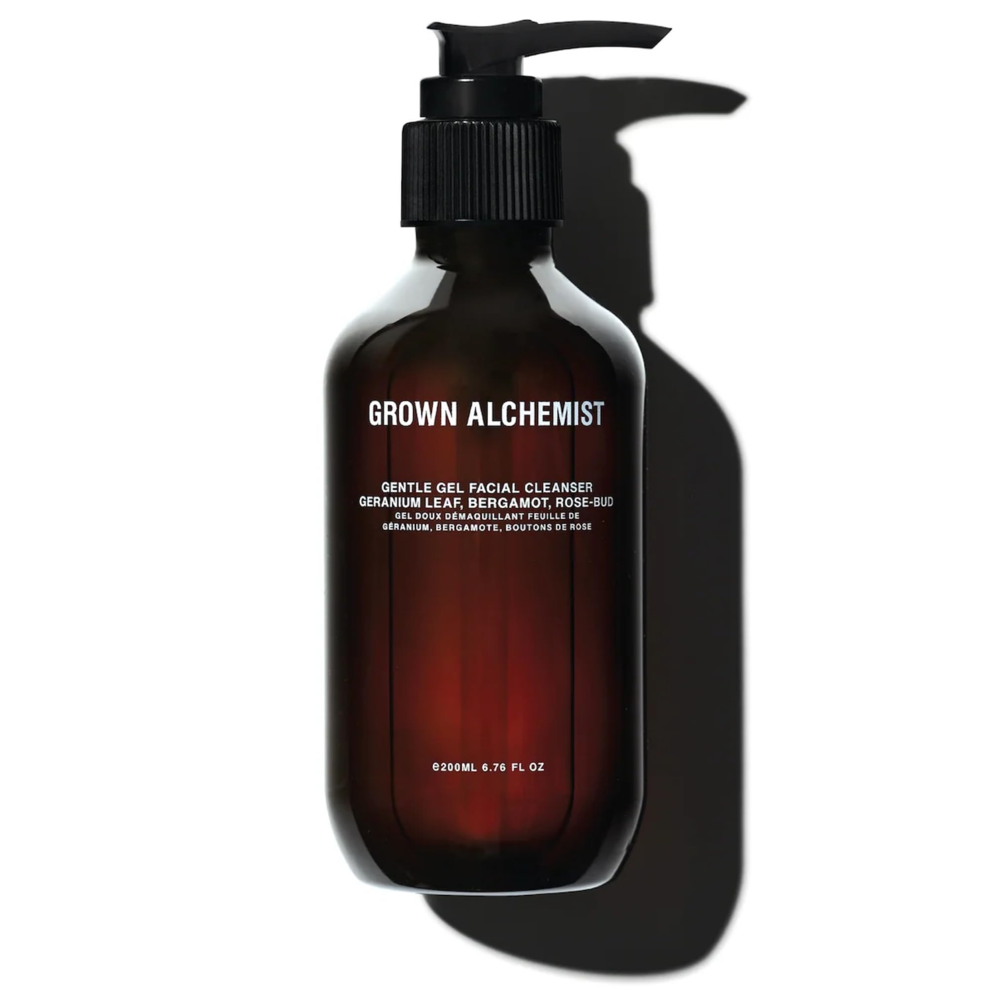 Grown Alchemist Gentle Gel Facial Cleanser – Bergamot & Rosebud Oil