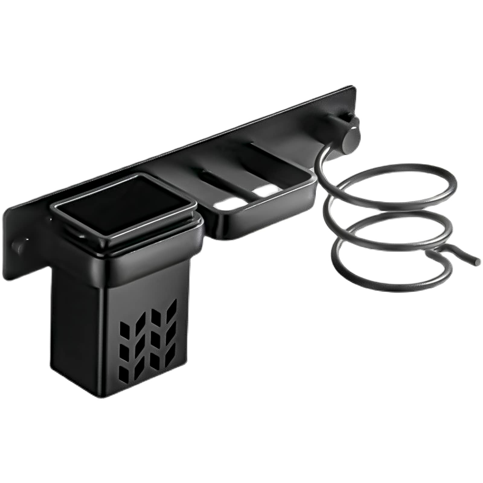 AONEDAY Hair Dryer Holder | Space Aluminum Wall Mount Hair Tool Rack