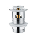 Slotted Pop Up Basin Waste | Chrome Brass Bathroom Sink Drain