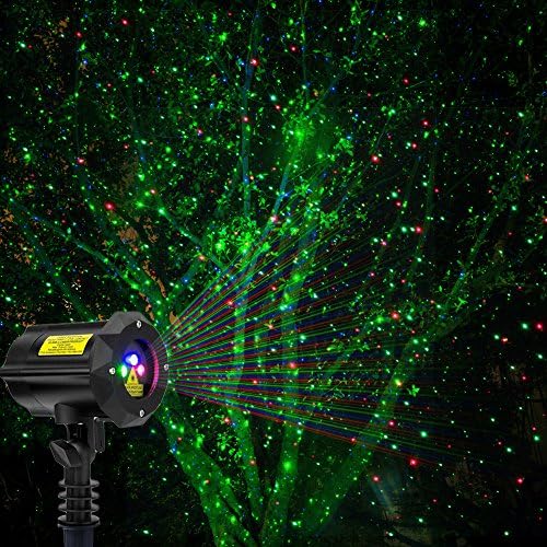 Poeland RGB Star Projector – Moving Firefly Garden Lights with Remote
