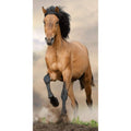 Jerry Fabrics Horse Beach Towel – 100% Cotton Stallion Bath Towel