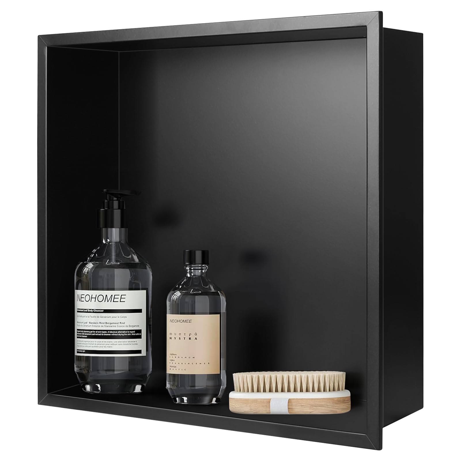 DBREAKS Stainless Steel Shower Niche – 32x32x10cm Recessed Wall Storage