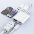 2-in-1 USB-C & Lightning to HDMI Adapter | 4K@60Hz MFi Certified