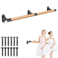 BeneLabel 170cm Wall Mounted Ballet Barre – Adjustable Wooden Dance Bar