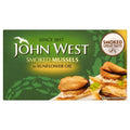 John West Smoked Mussels in Sunflower Oil (85g) – Pack of 2