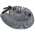 Orbit 50 ft. Coil Garden Hose with 8-Pattern Spray Nozzle - Gray