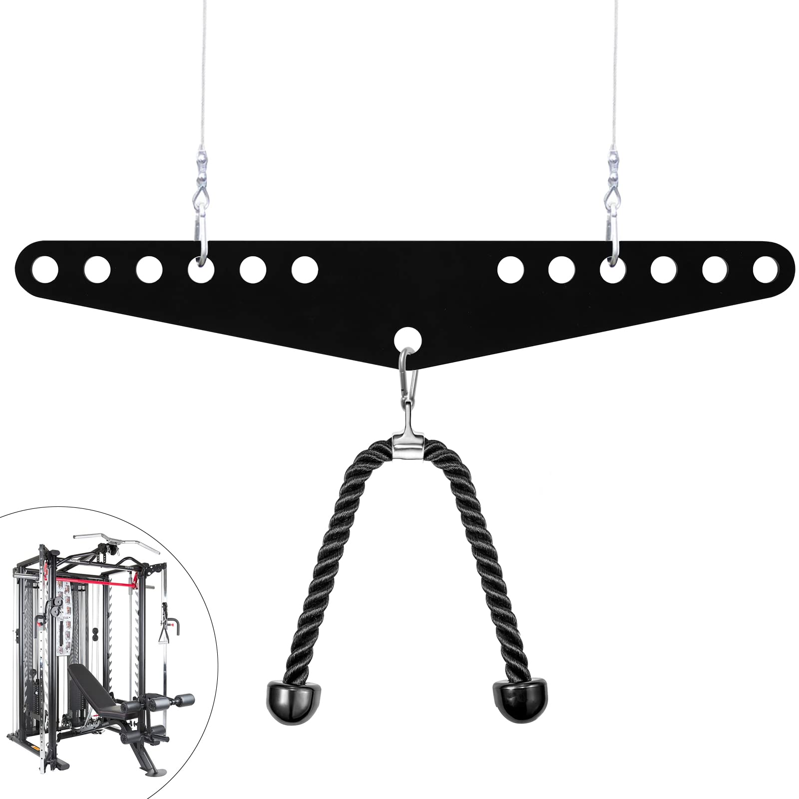 RIMLUFE D-Handle Cable Machine Adaptor Plate for LAT Pull Down