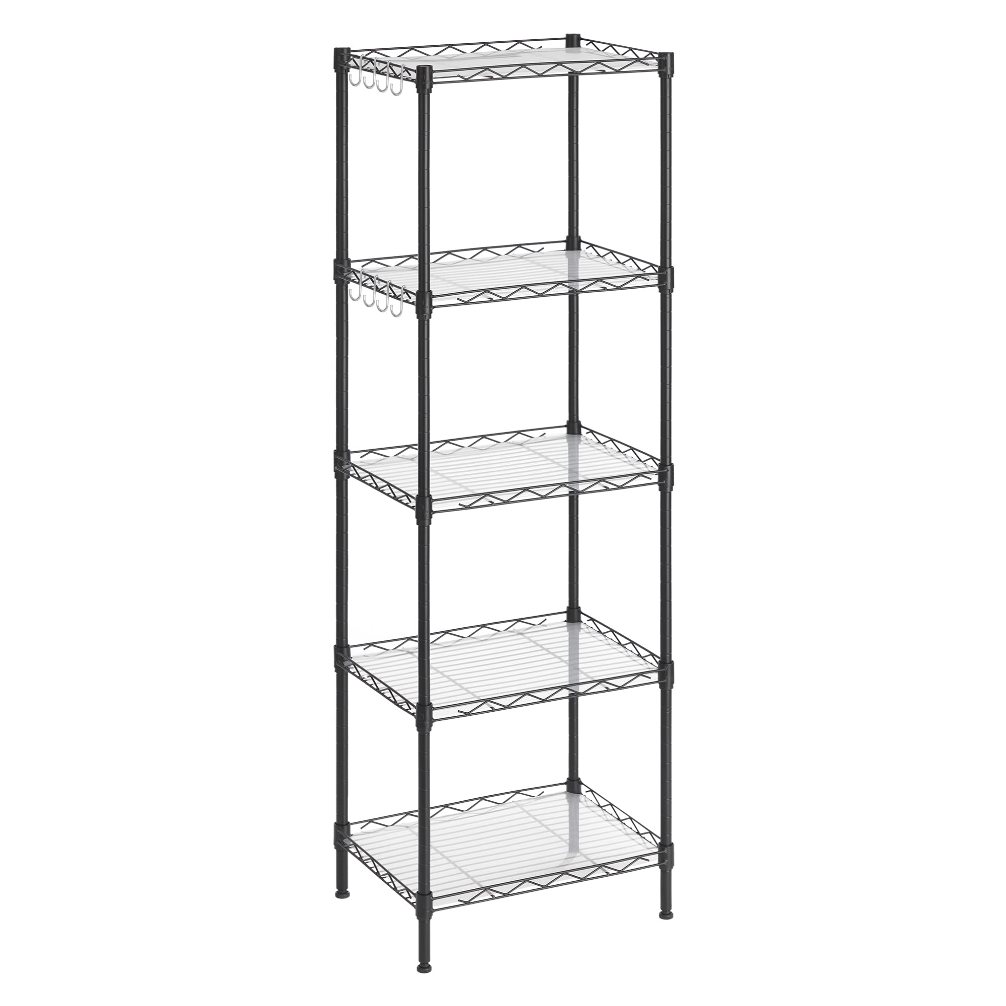 SONGMICS 5-Tier Wire Shelving Unit | Adjustable Metal Storage Rack