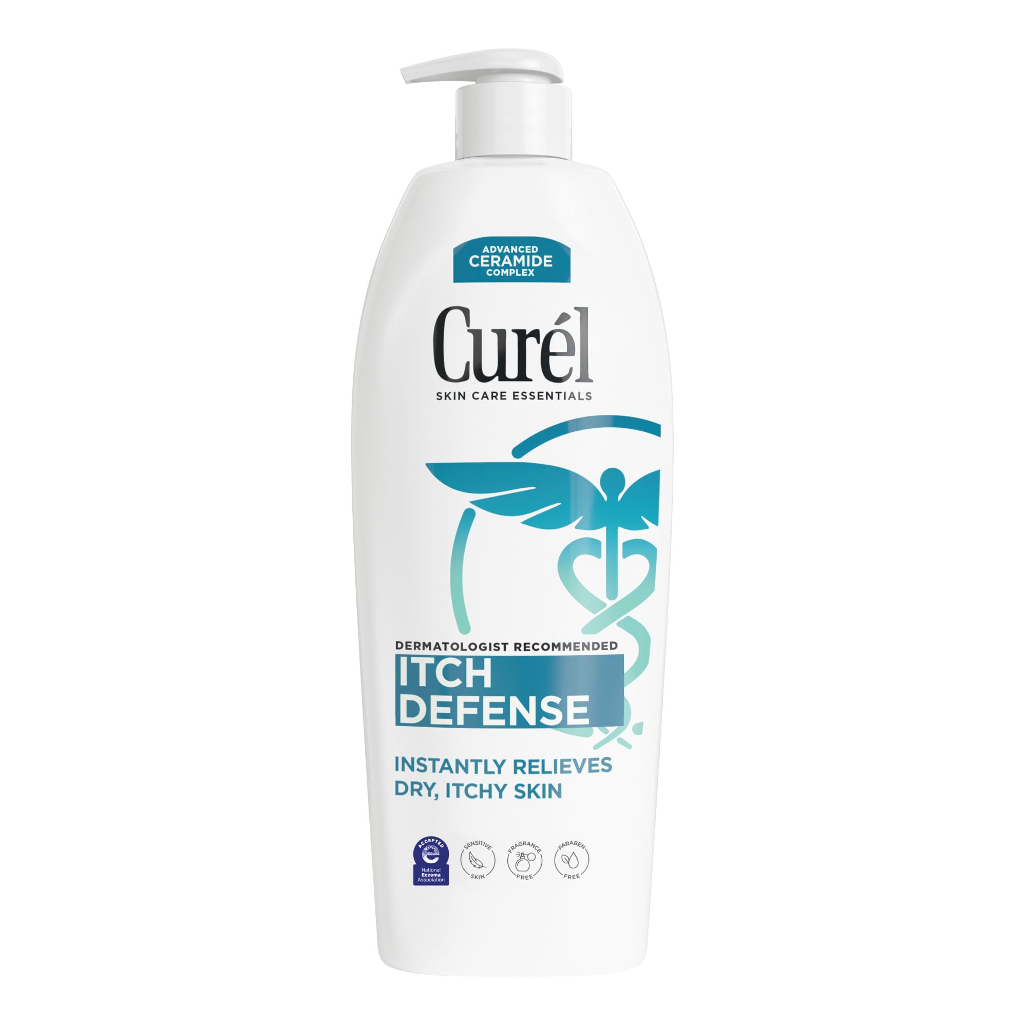 Curél Itch Defense Body Lotion for Dry Skin | Fragrance Free - 20 oz