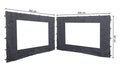 Jolof Store Gazebo Side Panels 3x4m | Anthracite Polyester with Window