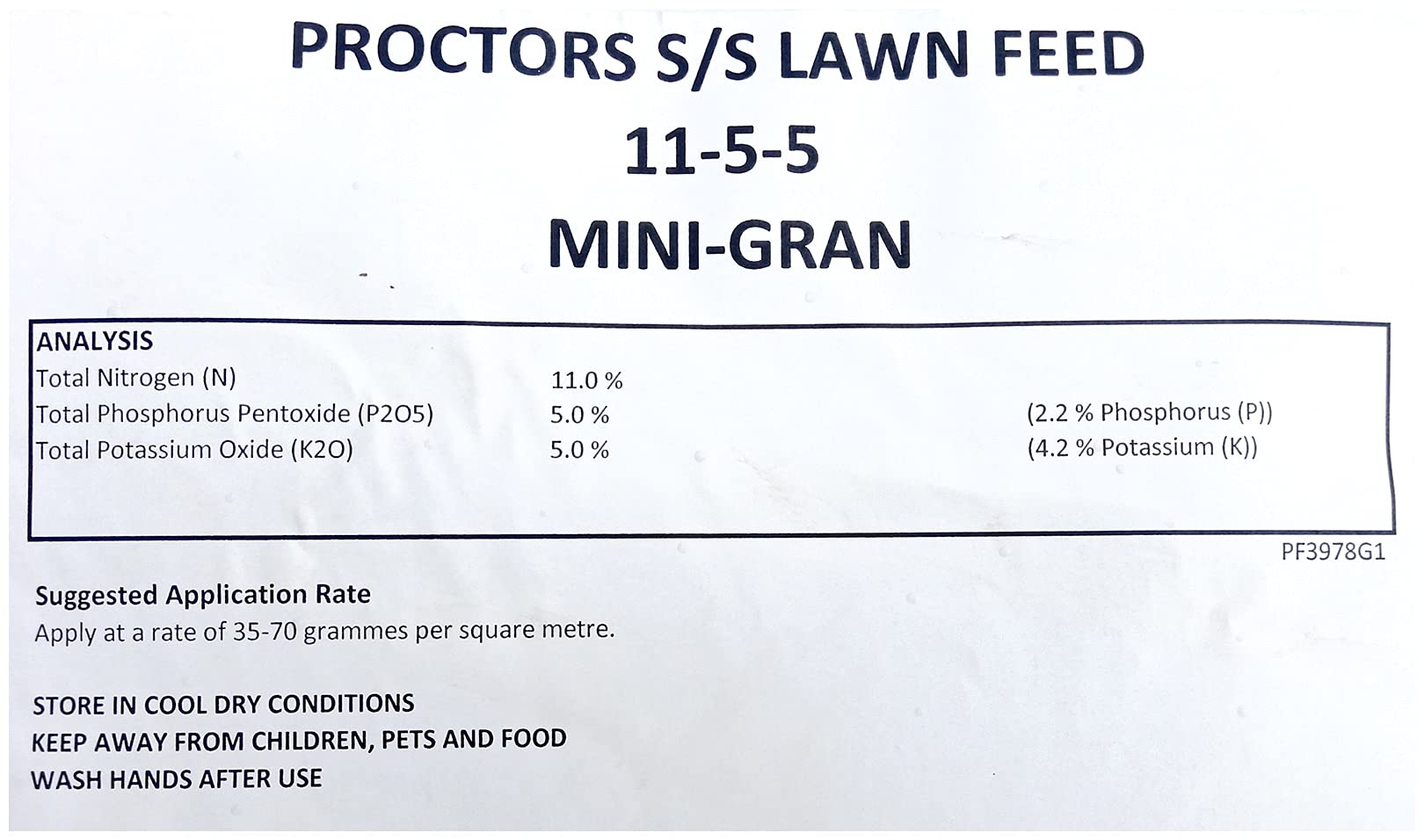Proctors Spring & Summer Lawn Grass Food - 20kg Moss Killer Fertilizer