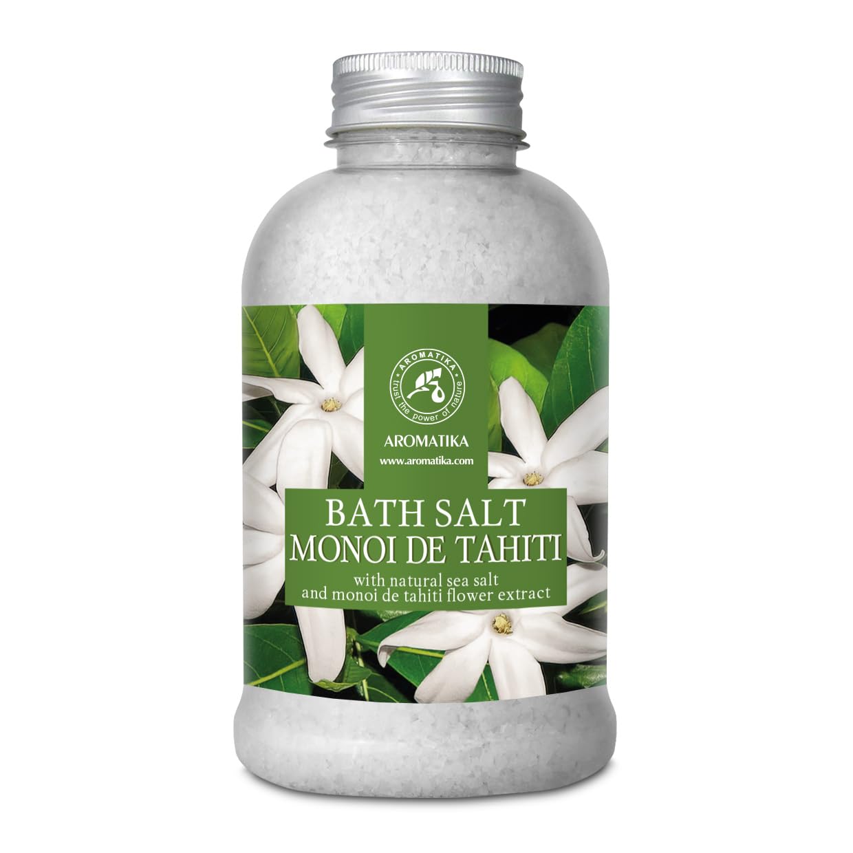 Monoi de Tahiti Bath Sea Salt – Coconut & Gardenia – 600g