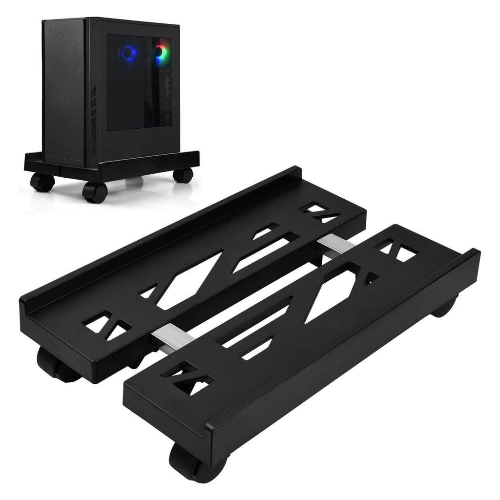 PC Stand, Computer Tower Stand, Mobile CPU Stand Adjustable, Computer Case Holder - image 1