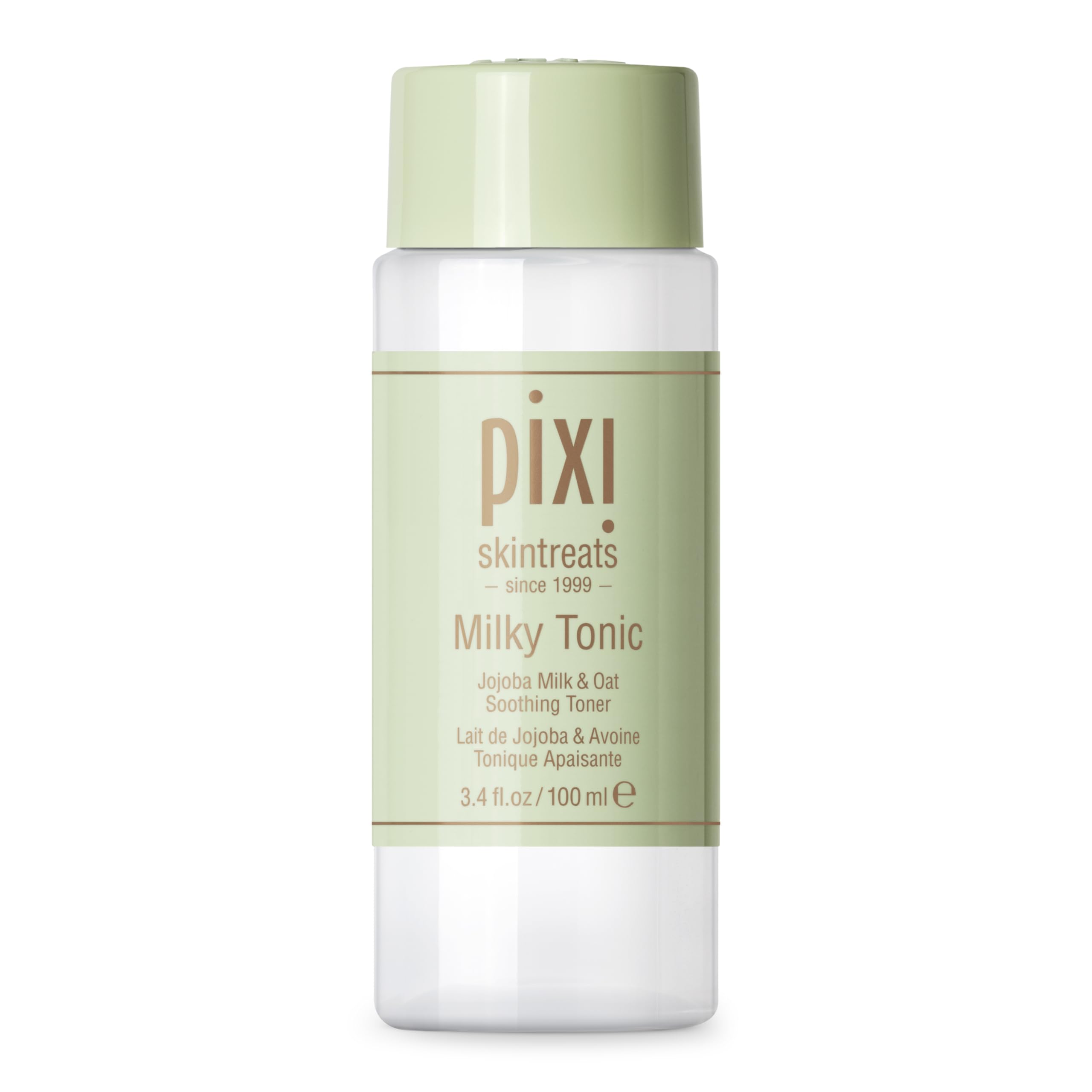 Pixi Milky Tonic – Hydrating Jojoba Milk & Oat Extract Facial Toner, 3.4oz