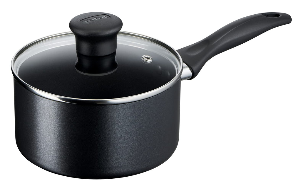 Tefal 5-Piece Induction Non-Stick Cookware Set | Titanium Coating - Black