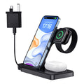PUGO TOP 3-in-1 15W Fast Wireless Charging Station for iPhone & iWatch