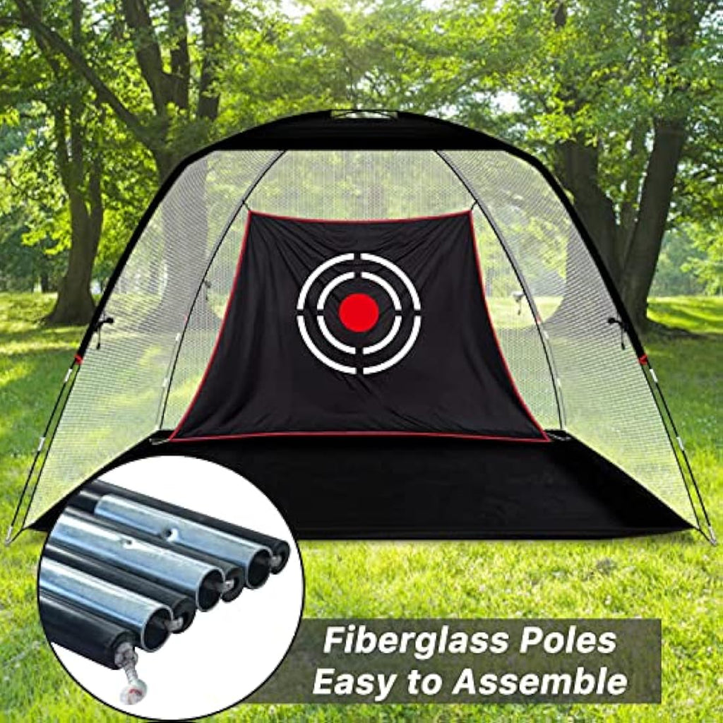 KAIDIDA Golf Practice Hitting Net – Portable Heavy Duty Driving Net for Backyard