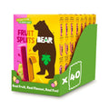 Bear Fruit Splits Pineapple & Raspberry Healthy Snacks - 40 Pack (8x5x20g)