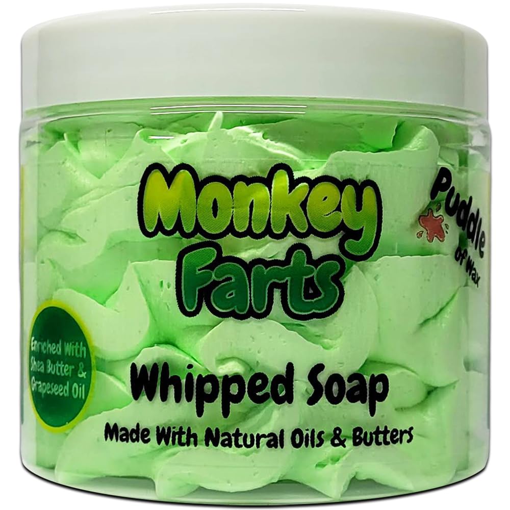 Monkey Farts Whipped Soap Body Wash – Vegan & Fruity – 150g