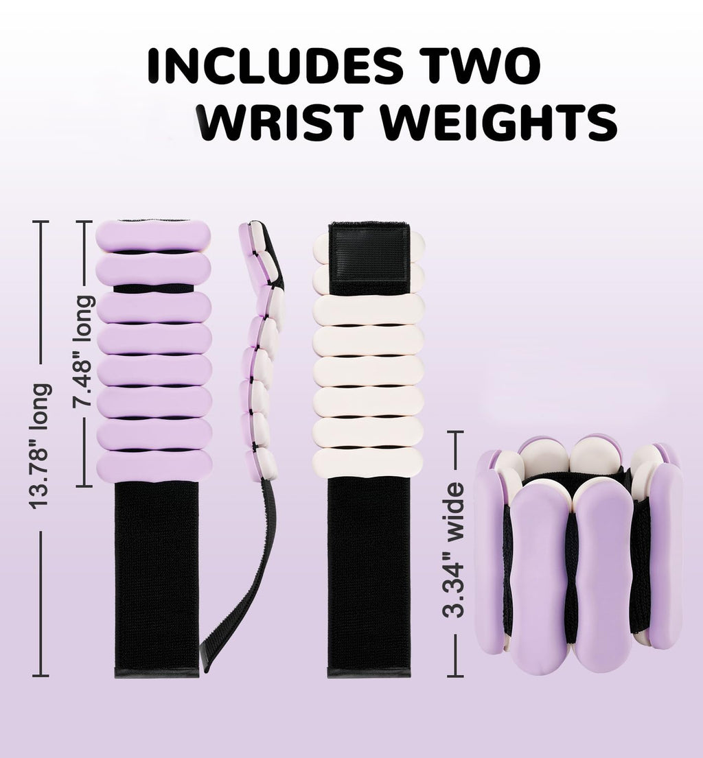 Jolof Store Adjustable Wrist and Ankle Weights - 1.5kg Pair in Grey
