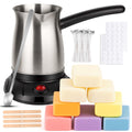 LFENYIGI Soy Candle Making Kit – Wax Melter with 1.05lb Wax and Wicks