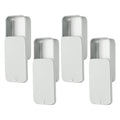 sourcing map 4 Pcs Metal Tin Box Container, 2.4x1.3x0.4 Slide Top Tin Containers Small Empty Rectangular Storage Box for Lip Balm Candies Jewelry - image 1