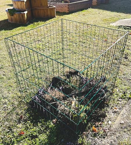 Bosmere Wire Compost Bin – 15.6 Cu Ft Coated Steel Garden Composter