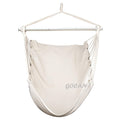 GOCAN Hammock Chair – Large Cotton Hanging Swing with Steel Spreader Bar