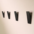 Designfactory Hamburg Adhesive Towel Hooks | Heavy Duty Matt Black