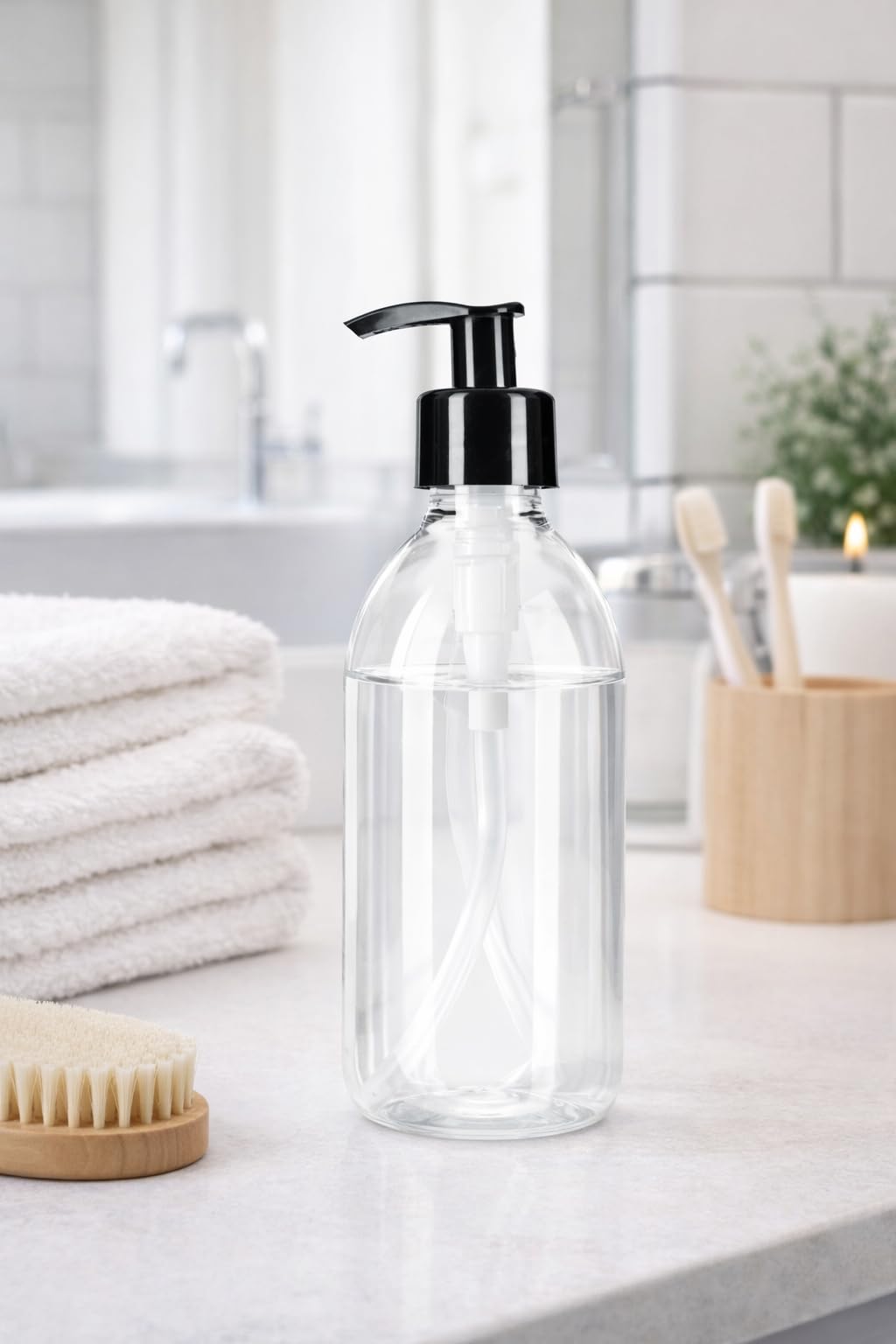 TEC Bottles 250ml Pump Dispenser Bottle 30% Recycled 2