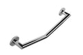 Jolof Store Angled Bathroom Grab Bar - Chrome Stainless Steel Rail