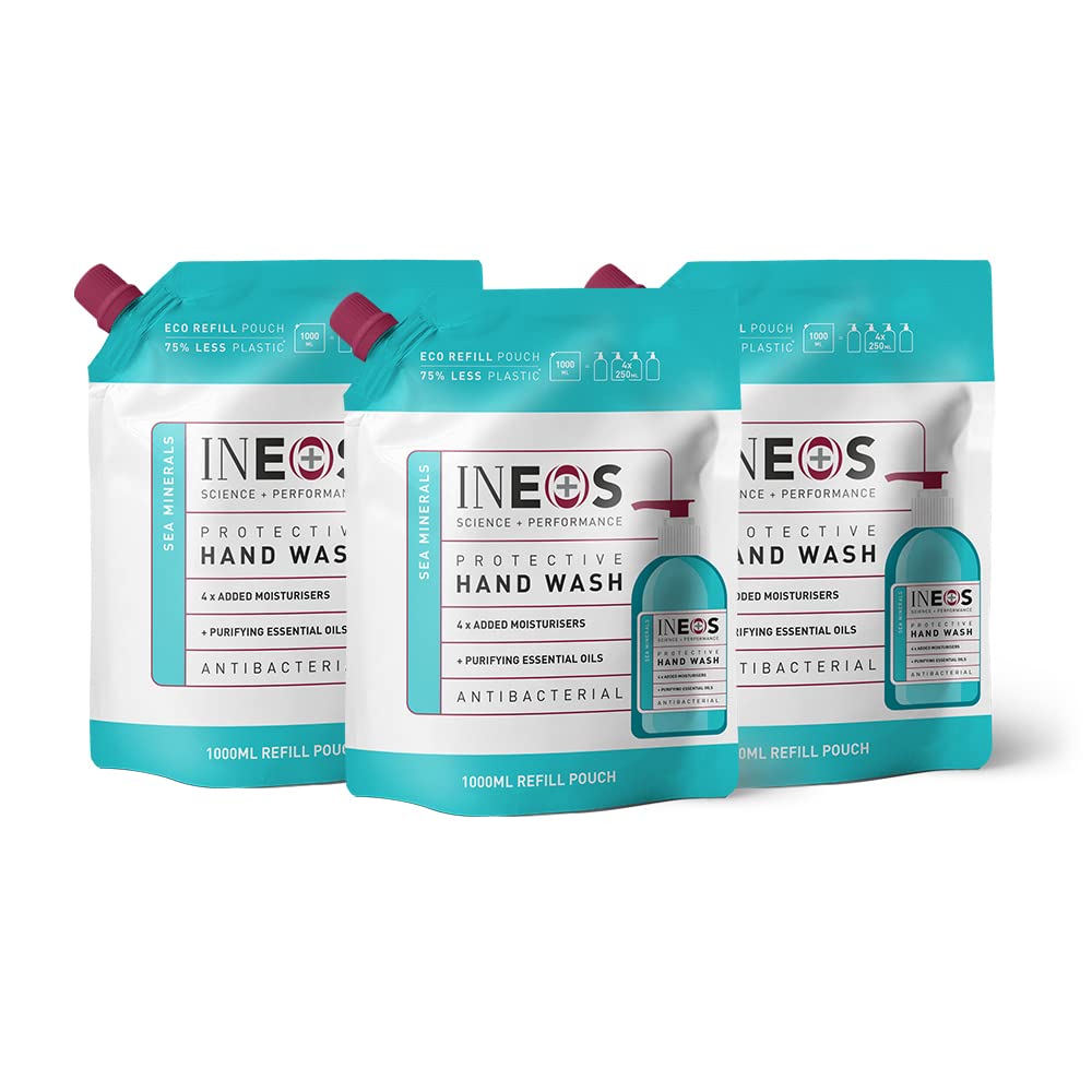 INEOS Sea Minerals Antibacterial Hand Soap Refill Pack - 3 x 1L