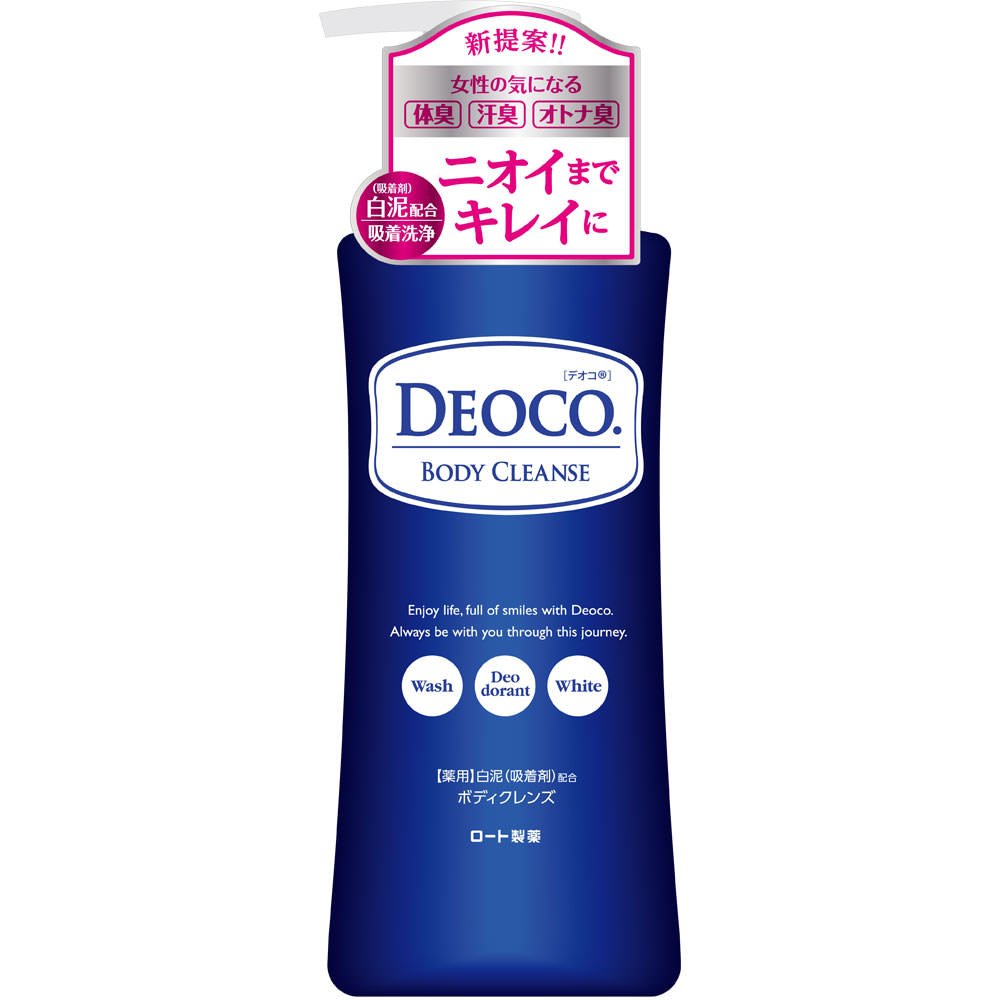 Rohto Deoco Medicinal Deodorant Body Cleanse – Japanese Body Wash 350mL