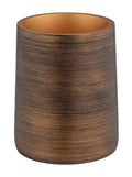 WENKO Palena Toothbrush Mug | Bronze Polyresin Bathroom Cup & Organizer