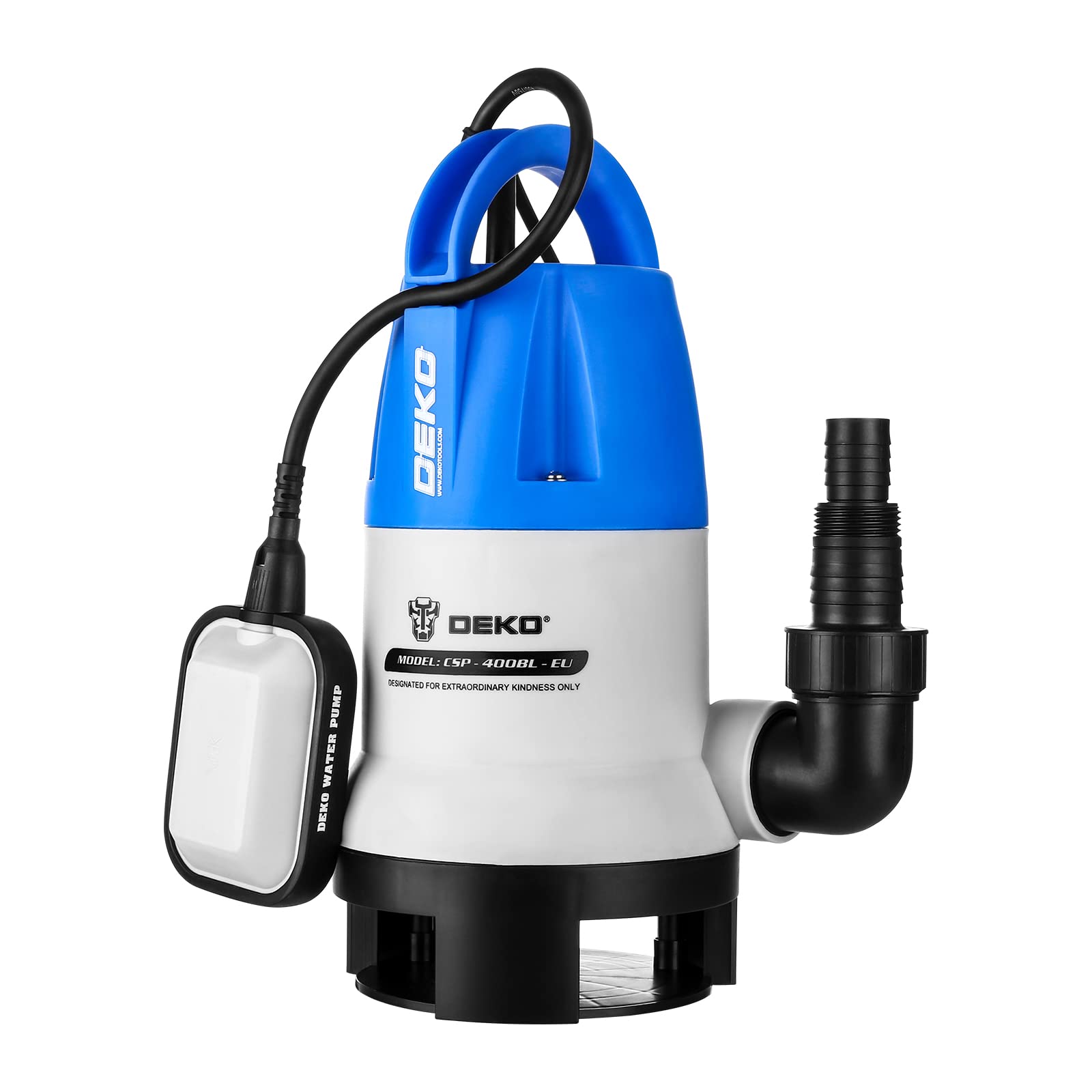DEKO Submersible Water Pump – 400W 8000L/H Sump Pump for Pools