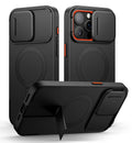 SURITCH iPhone 15 Pro Max Magnetic Case with Camera Cover - Black