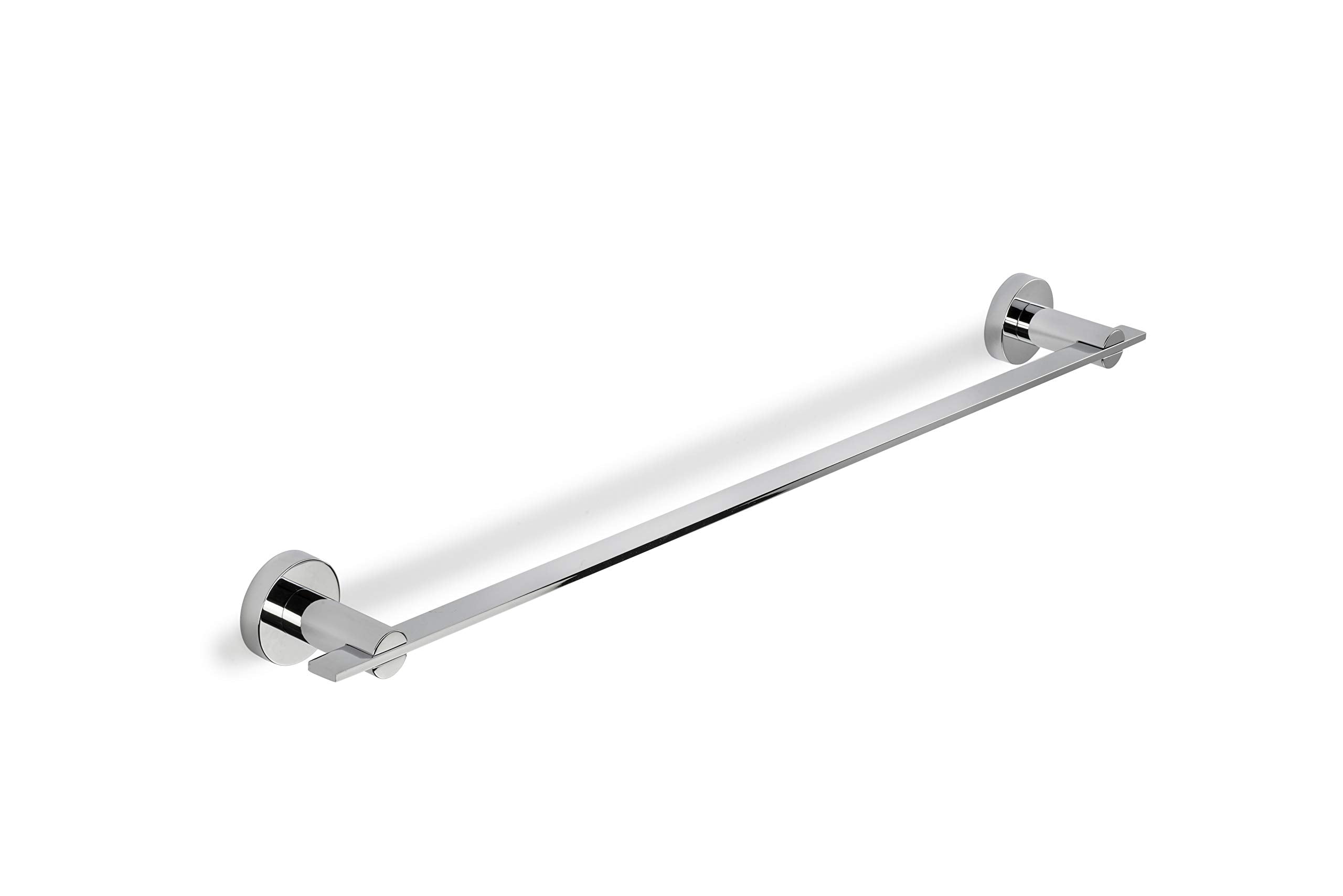 Croydex Metra Towel Rail – Chrome Plated Flexi-Fix Wall Mounted Rack