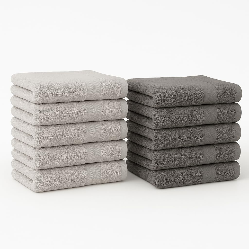 Betz Premium Guest Towels - 10 Pack 100% Cotton Terry Cloth 30x50 cm