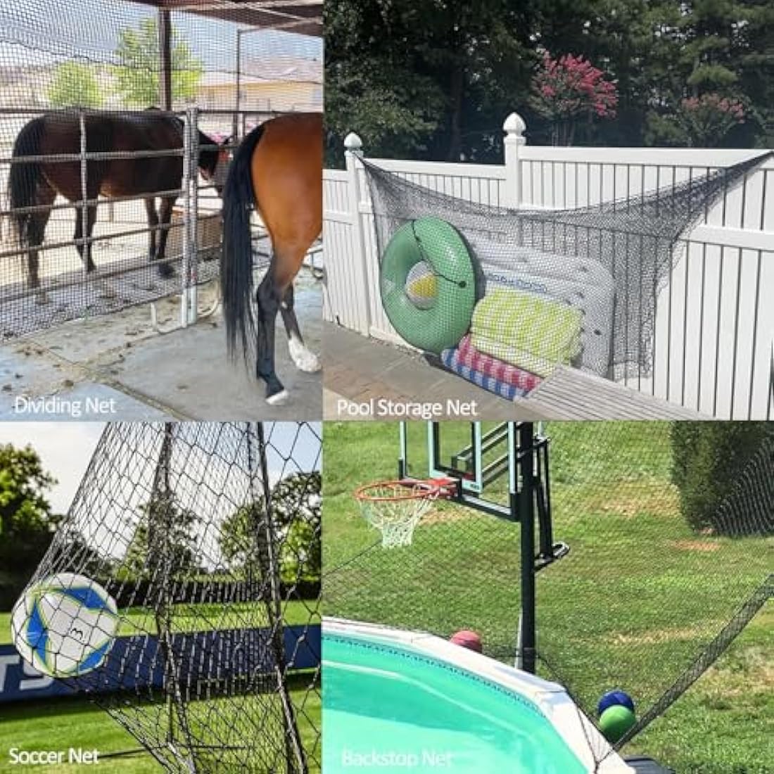 Aoneky Golf Hitting Net | 3mm Heavy Duty Mesh Sports Barrier Net