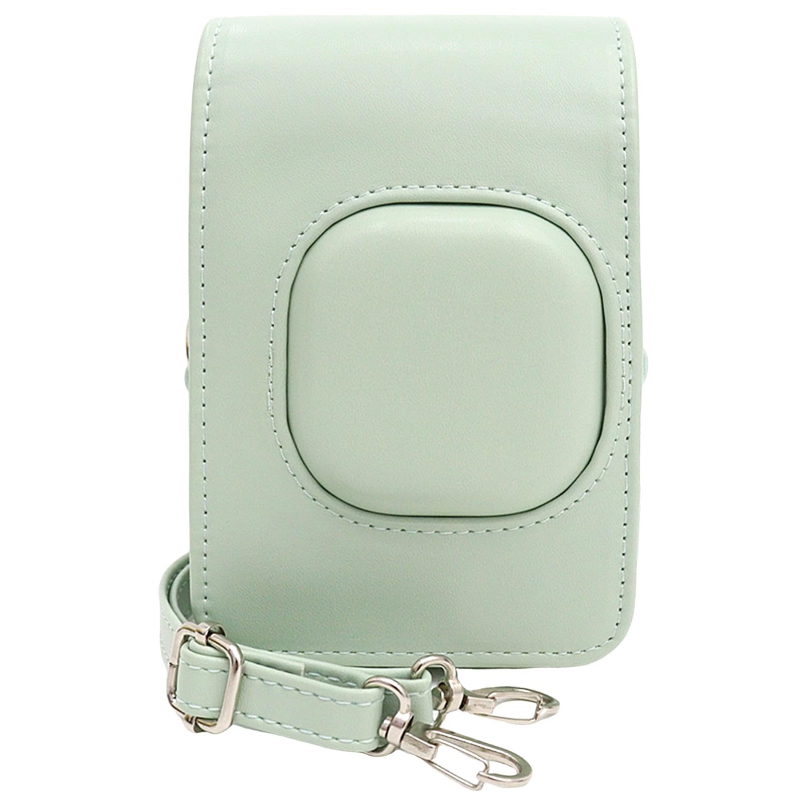 Kinokoo Fuji Mini LiPlay Case – PU Leather Camera Cover, Matcha Green