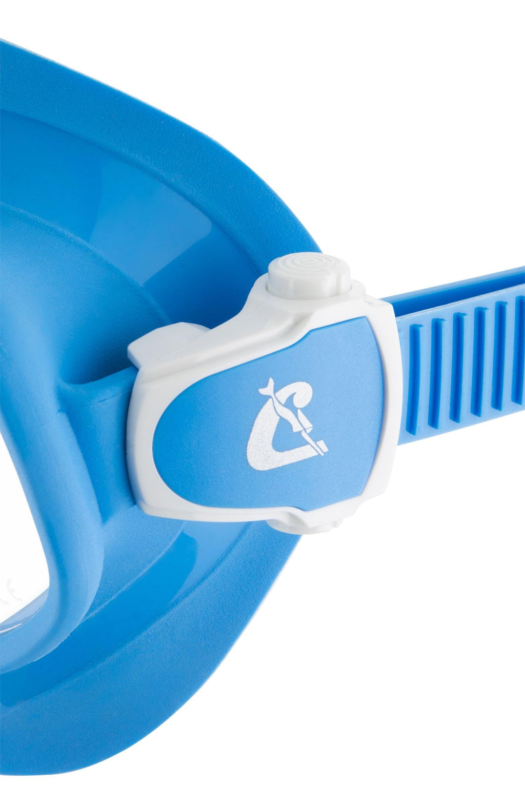 Cressi Rombo & Mini Dry Junior Snorkel Set – Kids Mask and Snorkel, Azure