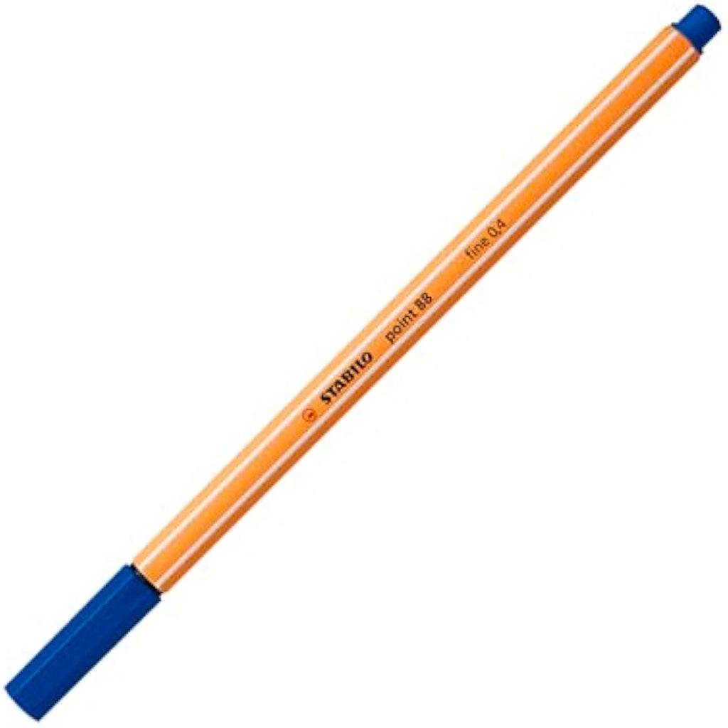 STABILO Point 88 Fineliner Pens – 0.4mm Assorted Colours – Pack of 25