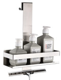 HomeHeng Hanging Shower Caddy – Brushed Nickel Stainless Steel Shelf