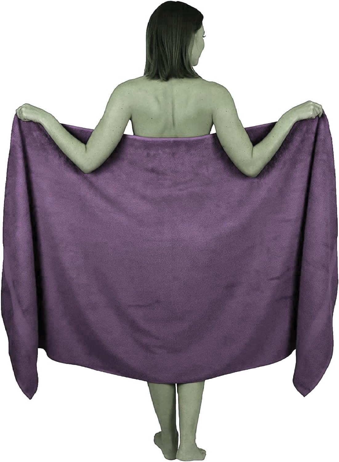 Extra Large Bath Sheet – 100x200cm 600GSM Terry Cotton Purple