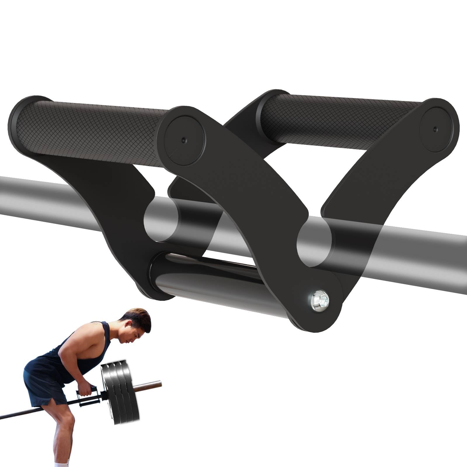 Fitarc V Bar Row Landmine Handle | Steel Olympic Bar Attachment for Back